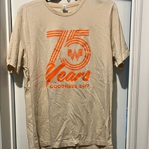 Whataburger 75h Anniversary T-shirt Beige Graphic T-Shirt